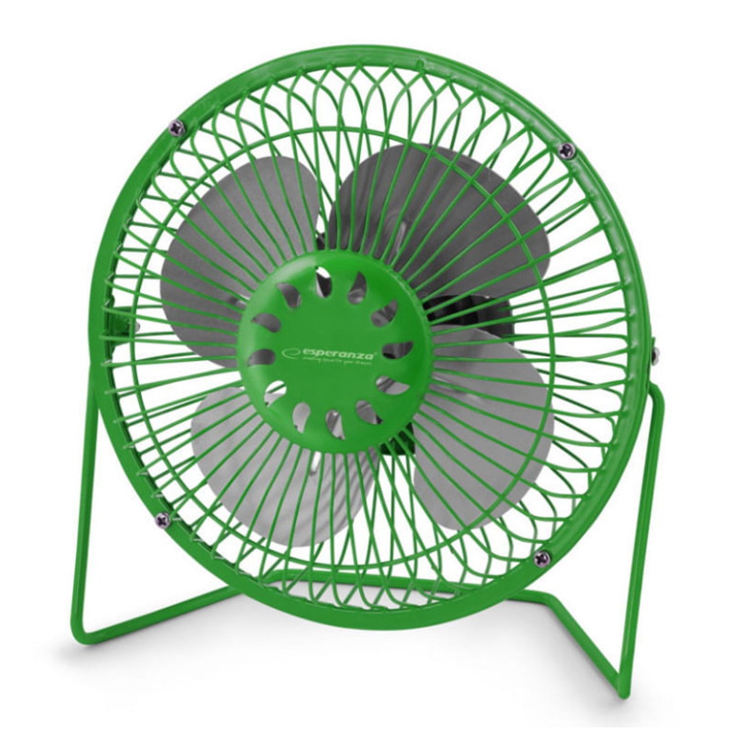 Ventilator USB de birou Esperanza EA149G, 2,5W, 6 ", verde fotografia produsului