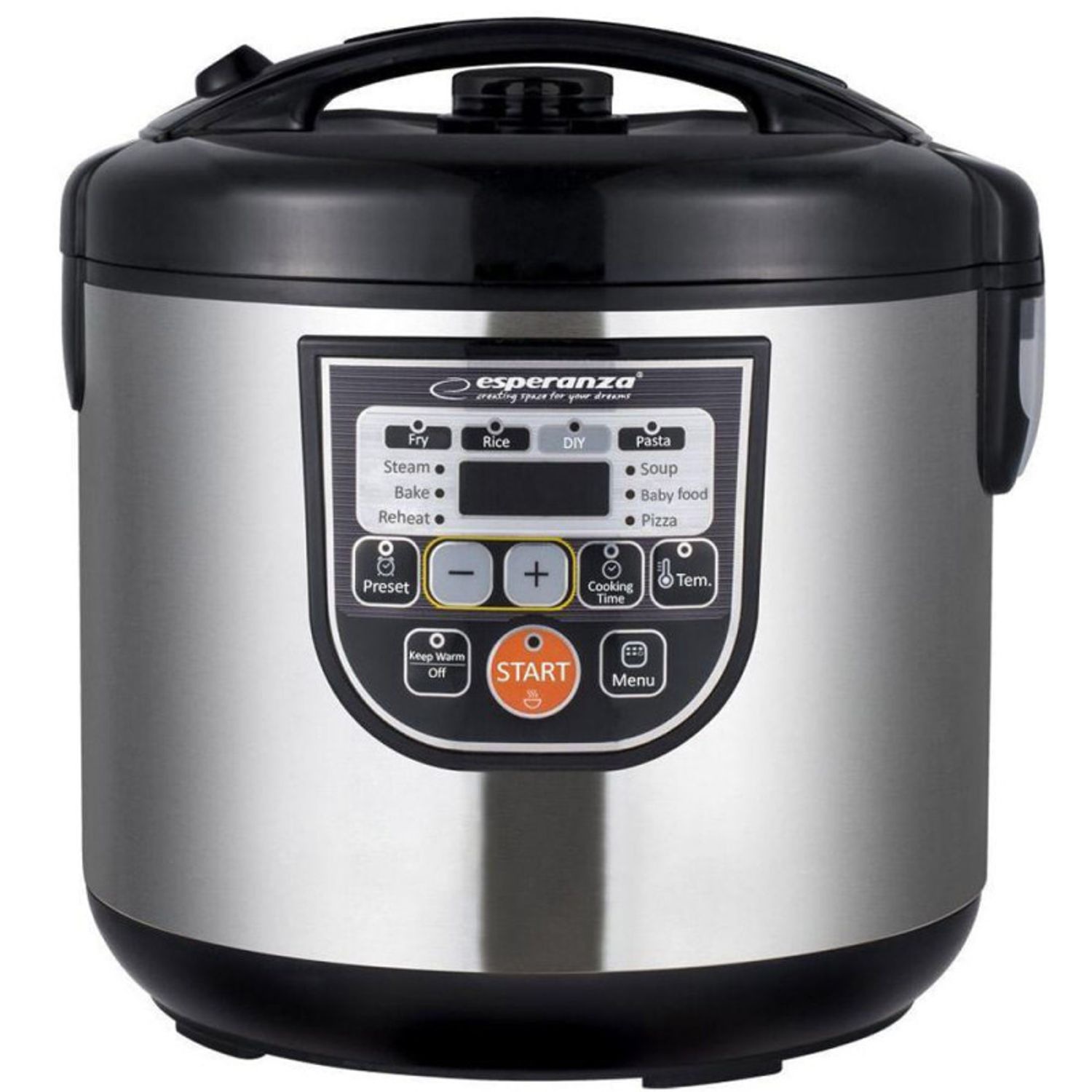 Multicooker Esperanza EKG011, 860W, 5l, Digital, 11 functii, Inox fotografia produsului