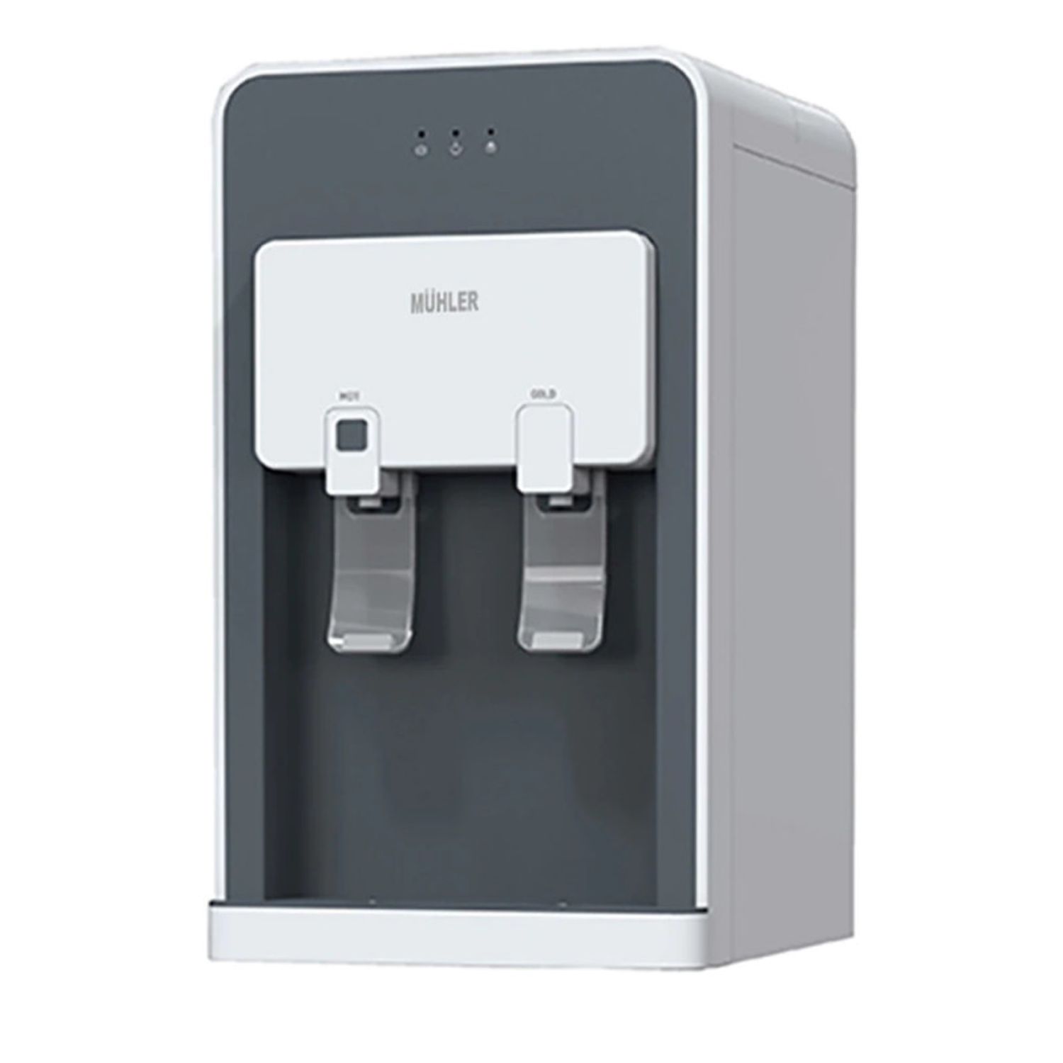 Dozator de apa Muhler WD-33CTD, 420W, Compresor, Evaporator de cupru, 5-90C, Gri fotografia produsului