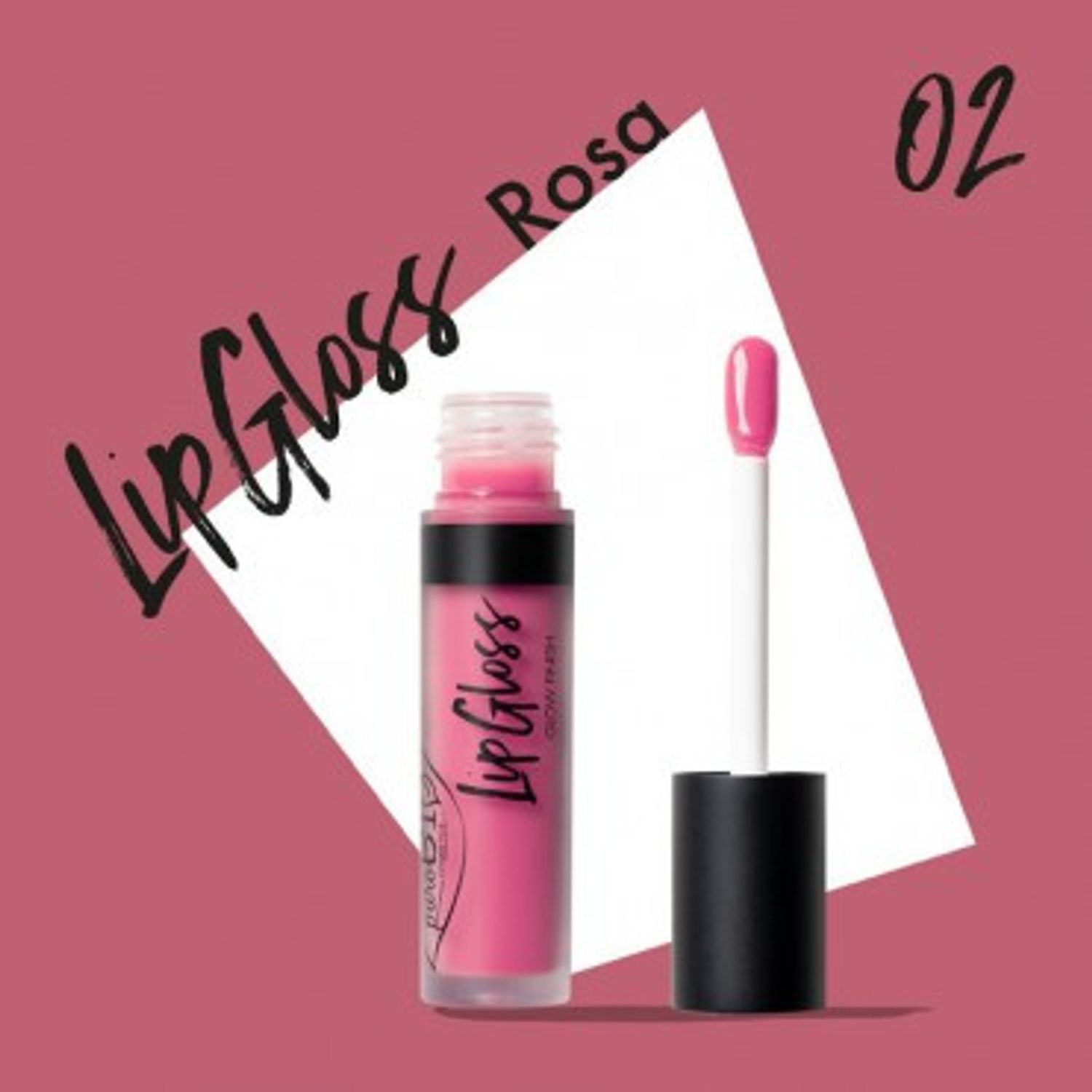 Luciu de buze Pink 02 - PuroBio fotografia produsului