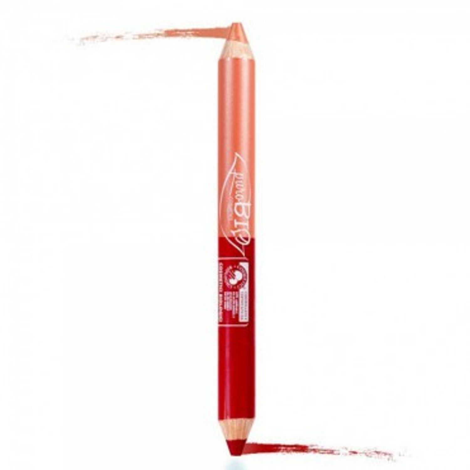 Creion ruj DUO zi & noapte - PuroBio Cosmetics fotografia produsului
