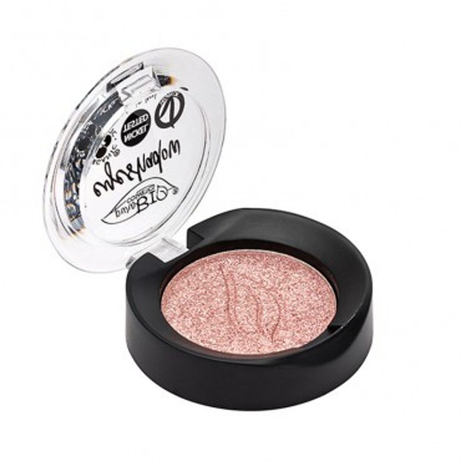 Fard de pleoape Roz sidefat 25 - PuroBio Cosmetics fotografia produsului