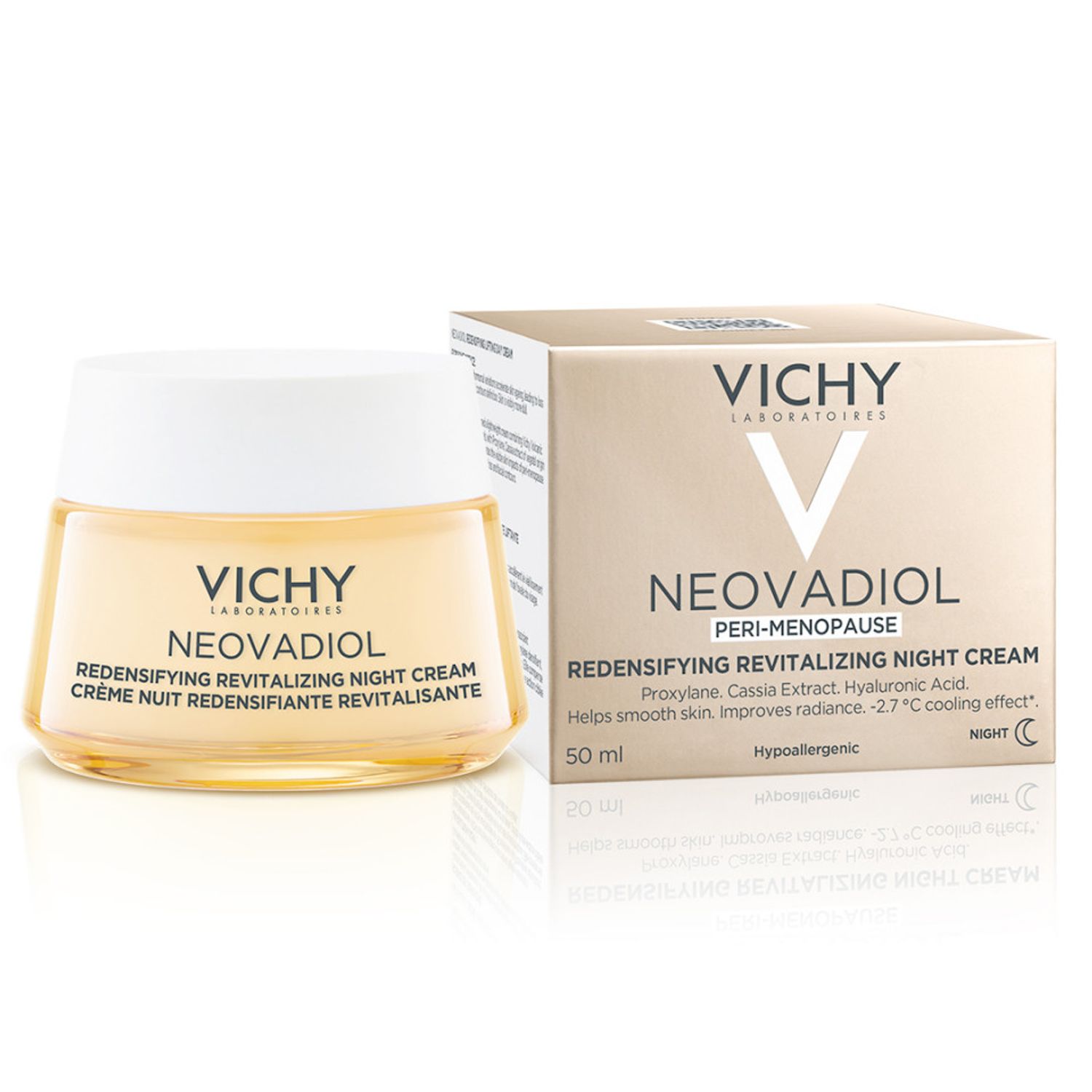Crema de noapte cu efect de redensificare si revitalizare Vichy Neovadiol Peri-Menopause, 50 ml fotografia produsului View 2 L