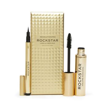 Set Makeup Revolution Rockstar Eye Duo, Mascara Black 8 ml, Tus de ochi 2 ml