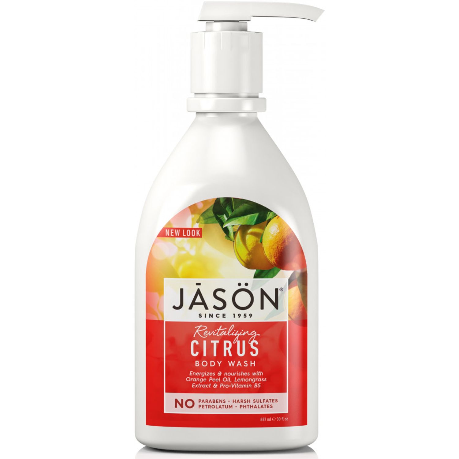 Gel de dus satinat, cu citrice, 887ml, Jason fotografia produsului