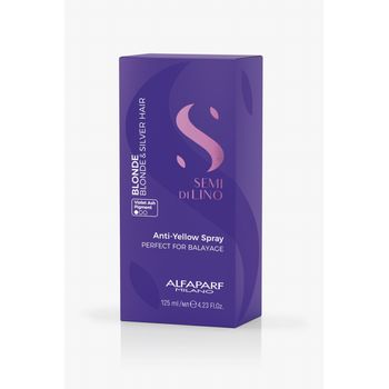 Spray pentru neutralizarea tonurilor de galben Alfaparf Milano Semi Di Lino Blonde, 125 ml