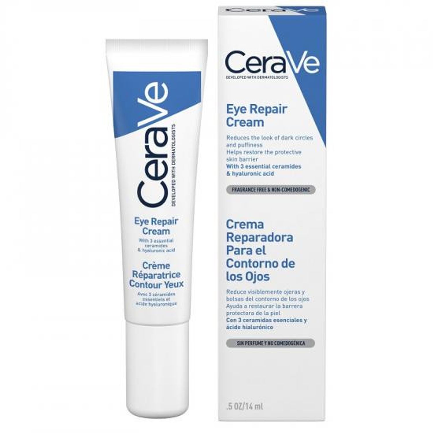 Cremă reparatoare pentru ochi, CeraVe, 14 ml фото продукта