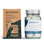 Pastă de dinți tablete ENGLISH PEPPERMINT (120 buc.) Georganics fotografia produsului