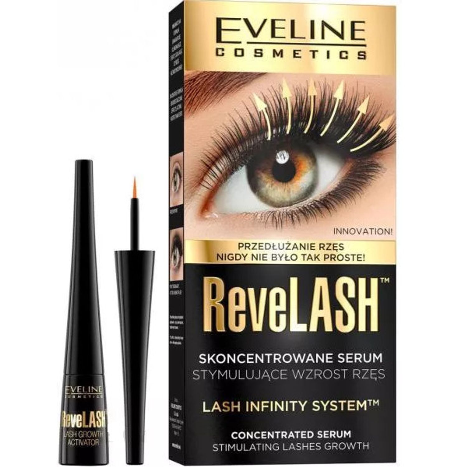 Ser pentru gene Revelash, Eveline Cosmetics, 3 ml fotografia produsului