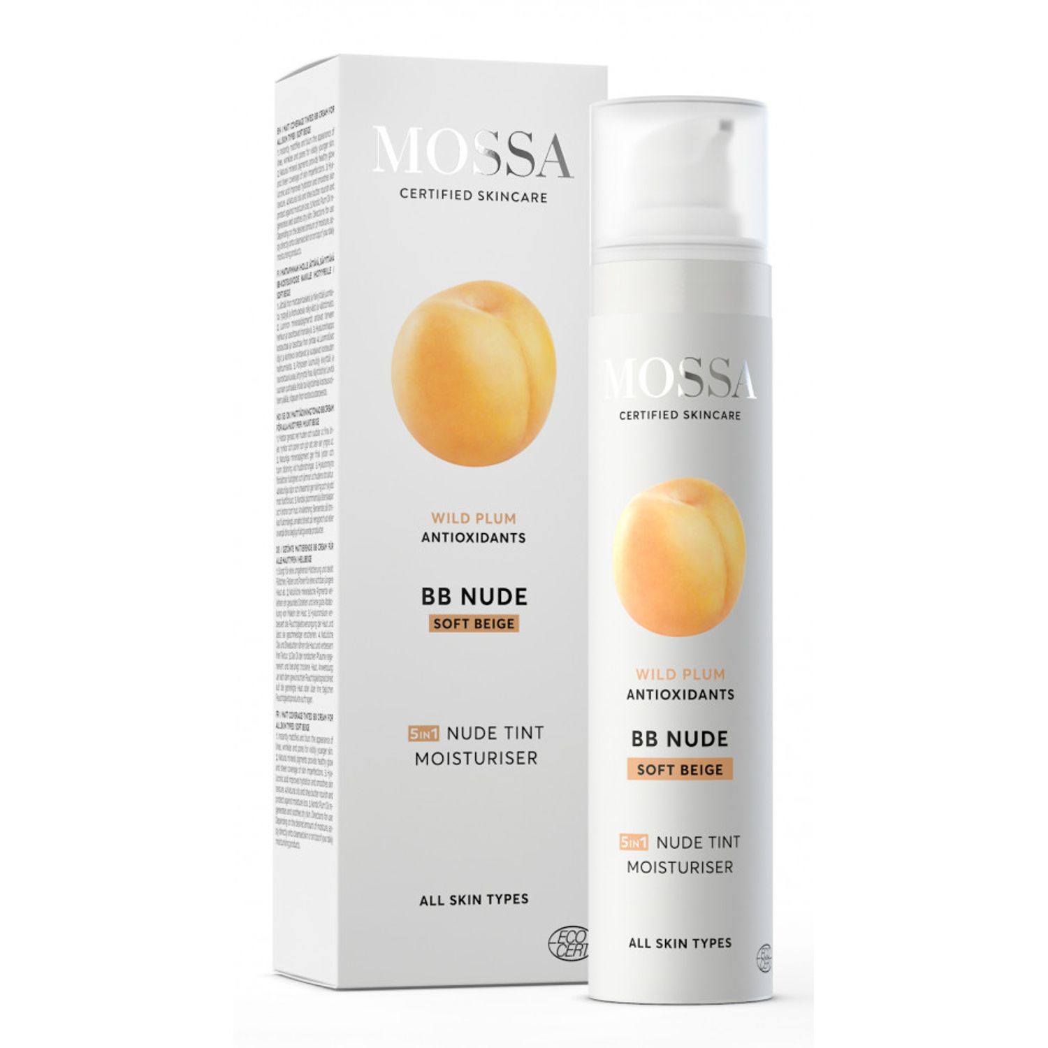 BB CREAM NUDE hidratant - soft beige MOSSA fotografia produsului