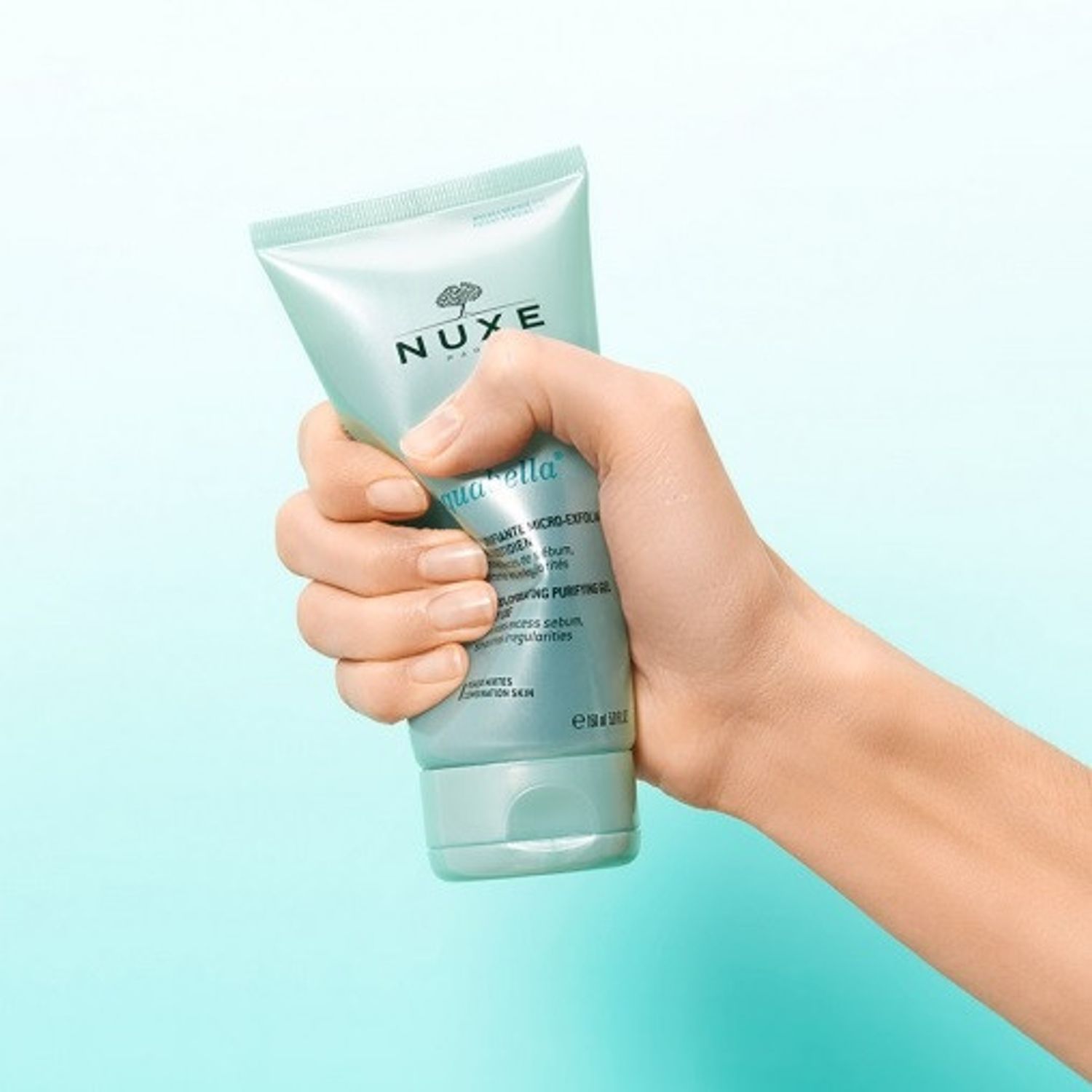Gel de curatare Nuxe, Aquabella Exfoliating Cleansing Gel, 150 ml fotografia produsului View 2 L