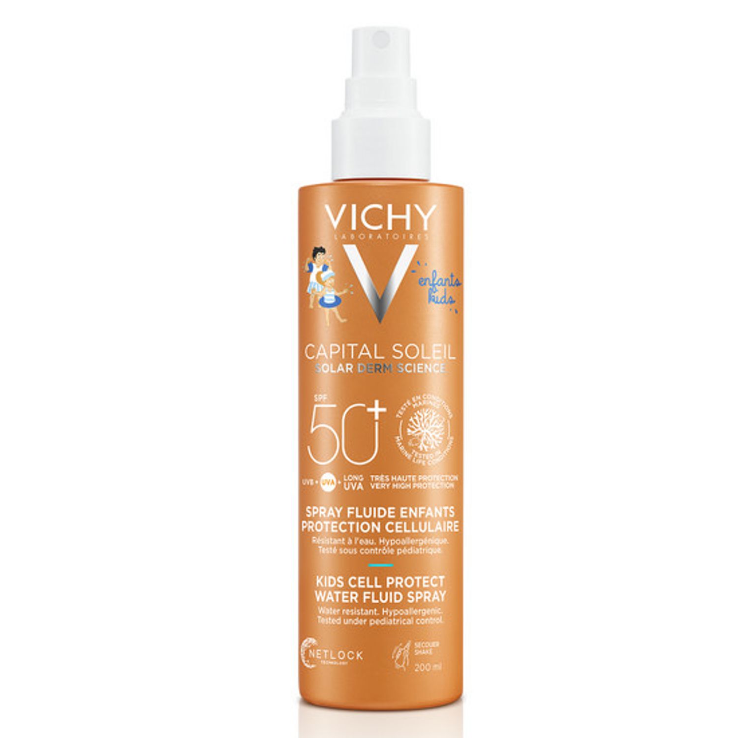 Spray protector pentru copii SPF 50+ Vichy Capital soleil, 200 ml fotografia produsului