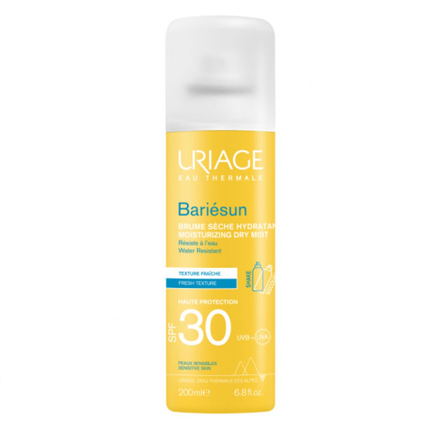 Spray uscat pentru protectie solara cu SPF 30 Uriage Bariesun, 200 ml, fotografia produsului