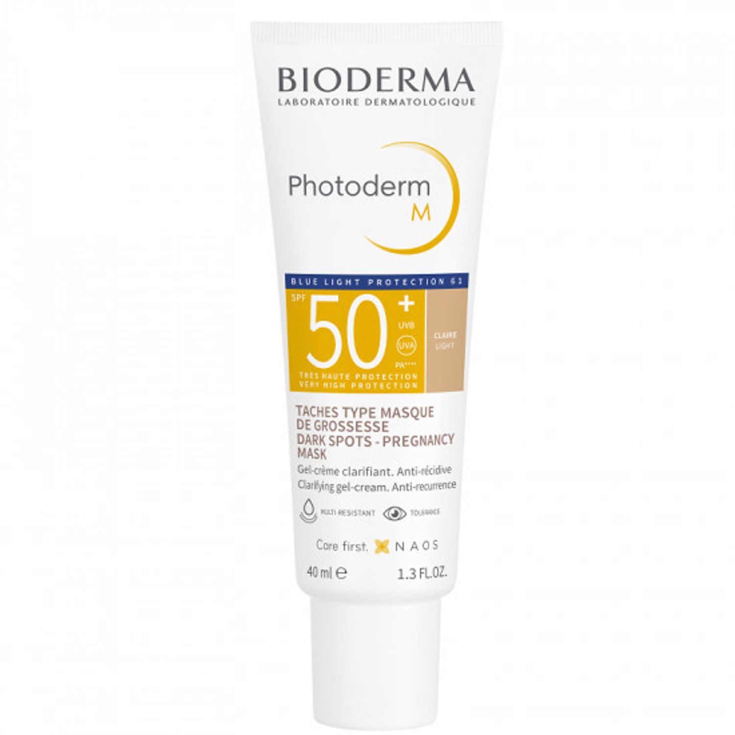 Gel-crema corectoare cu SPF50+ deschis Bioderma Photoderm M, 40 ml fotografia produsului