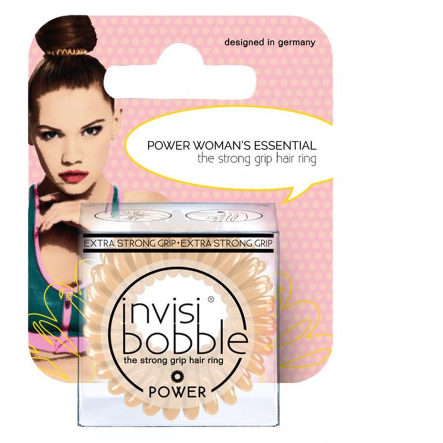 Elastic pentru par InvisiBobble Power Nude, 3buc fotografia produsului
