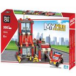 Blocki My Fire Brigade, Statie pompieri, 300 piese fotografia produsului View 4 S