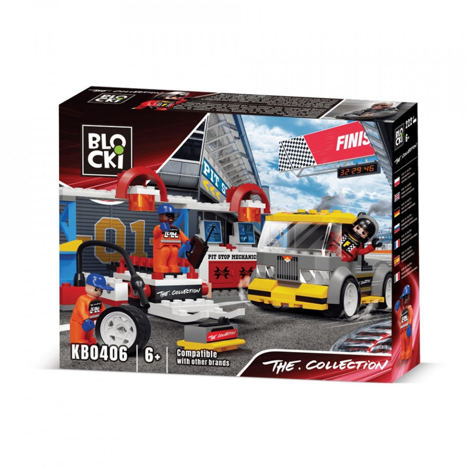 Blocki collection, Service auto - Pit stop, 207 piese fotografia produsului