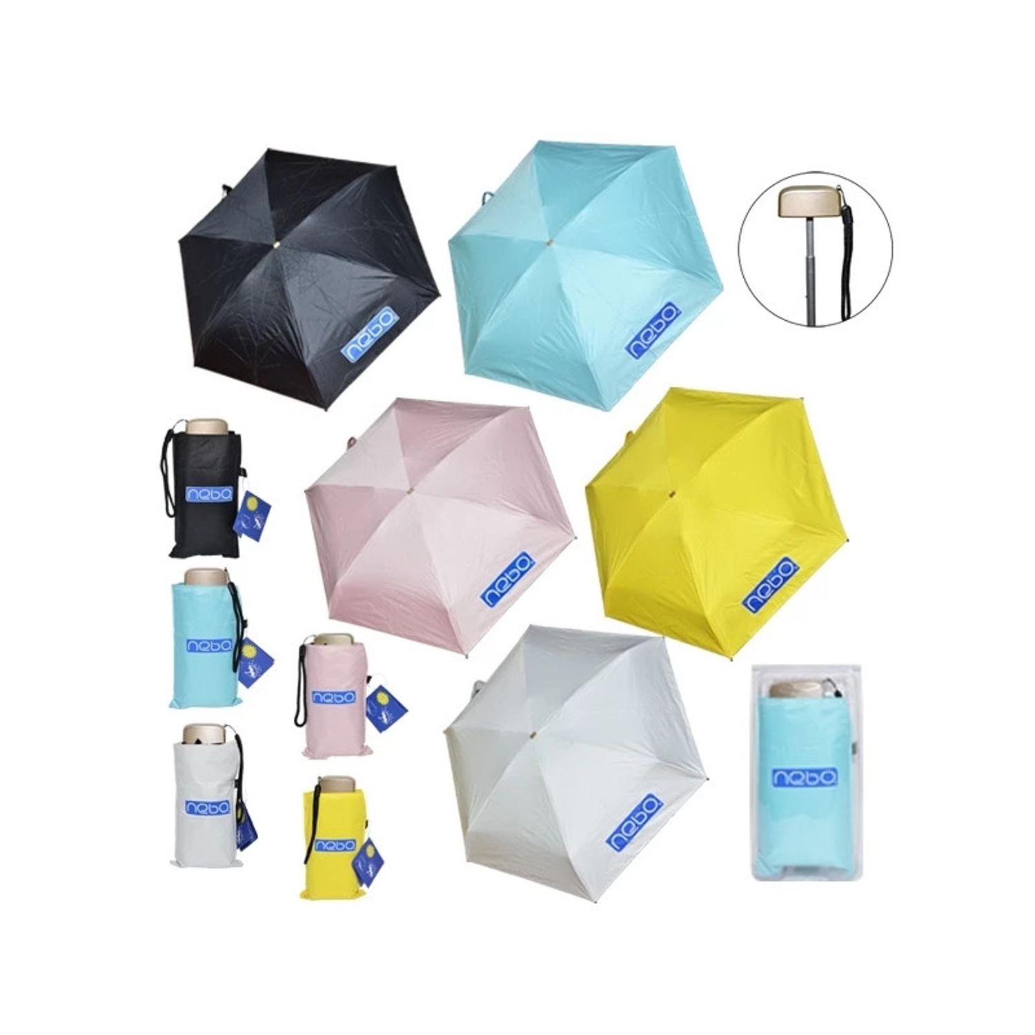 Umbrela de poseta 18,5|52 cm - NEBO fotografia produsului