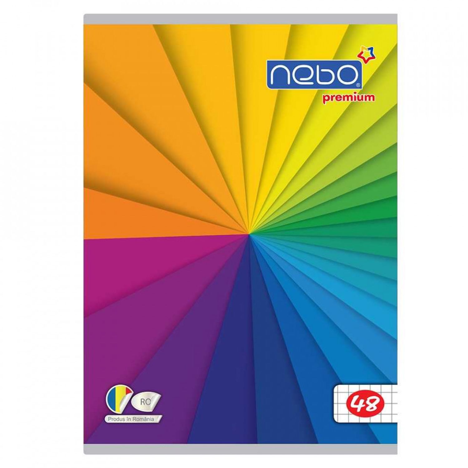 Caiet A5 48 file, NEBO Premium, 80g, AR fotografia produsului View 4 L