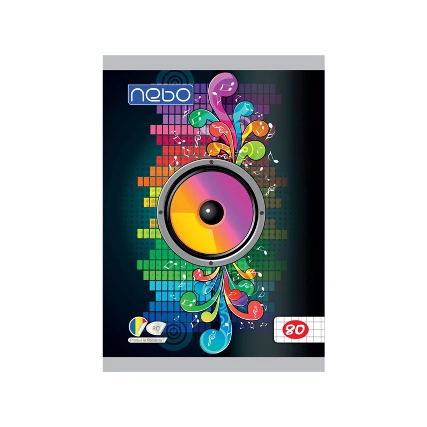 Caiet A5 80 file cu spira AR - NEBO fotografia produsului View 4 L