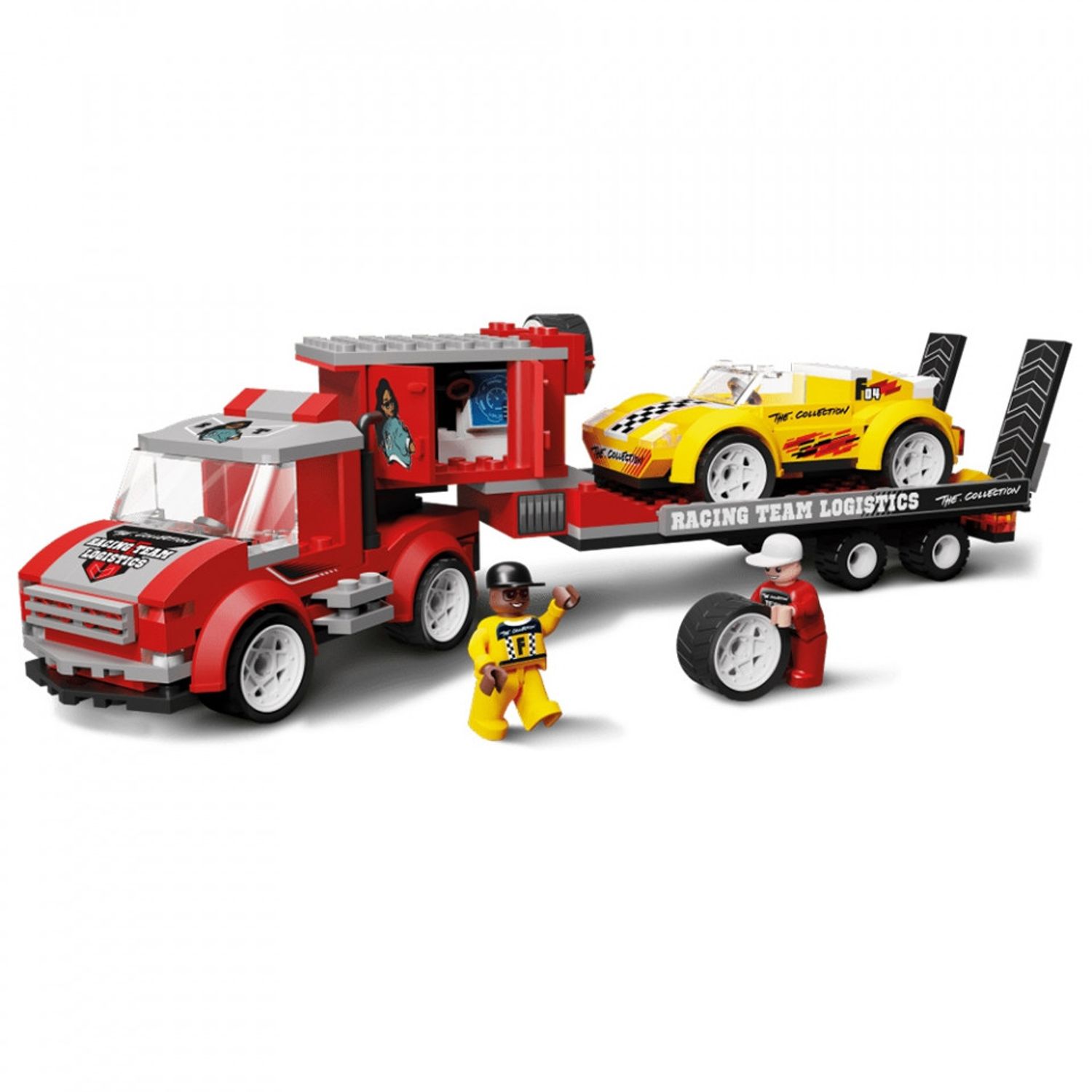 Blocki collection, Transportor de masini de curse, 283 piese fotografia produsului View 2 L