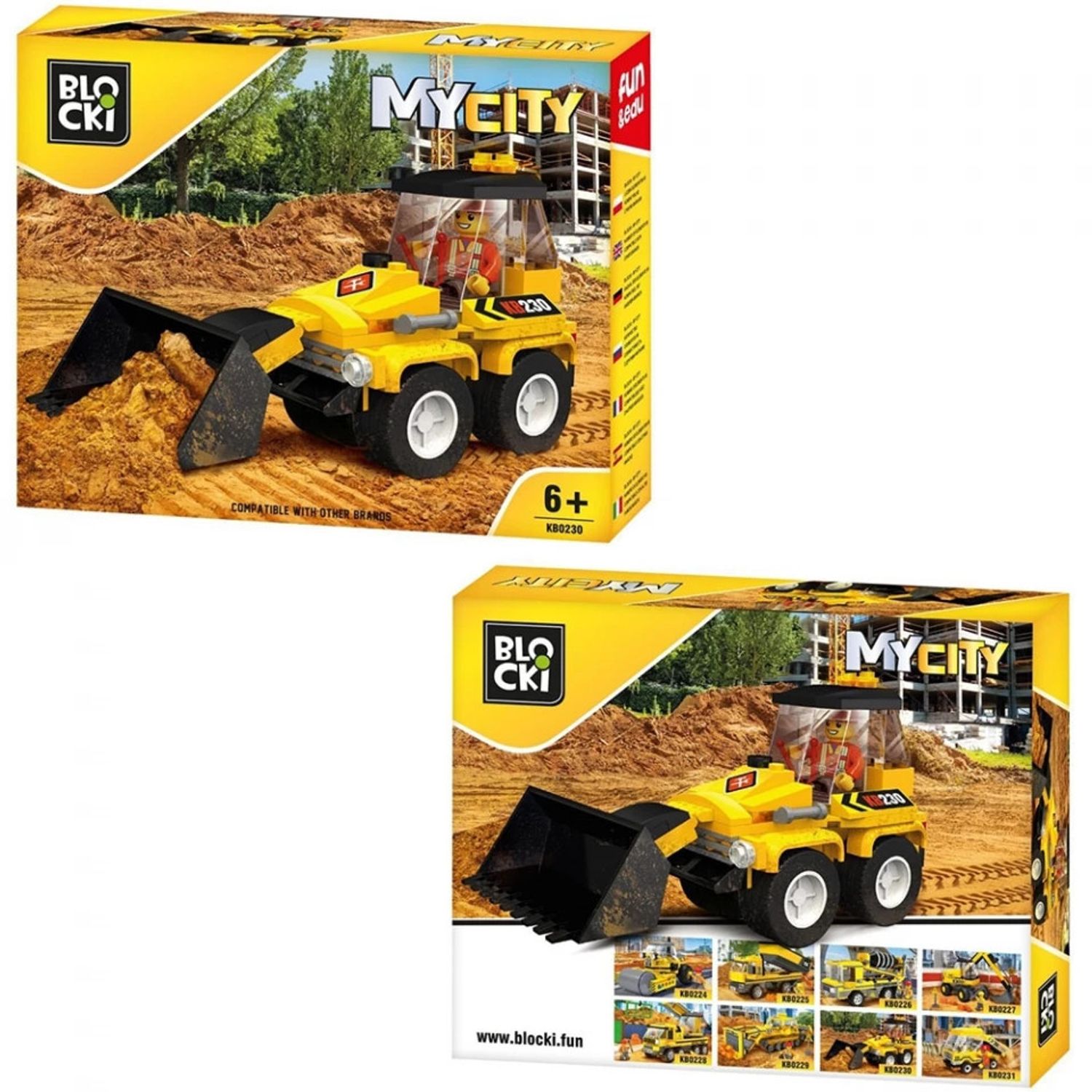 Blocki My City, Mini Buldozer fotografia produsului View 3 L