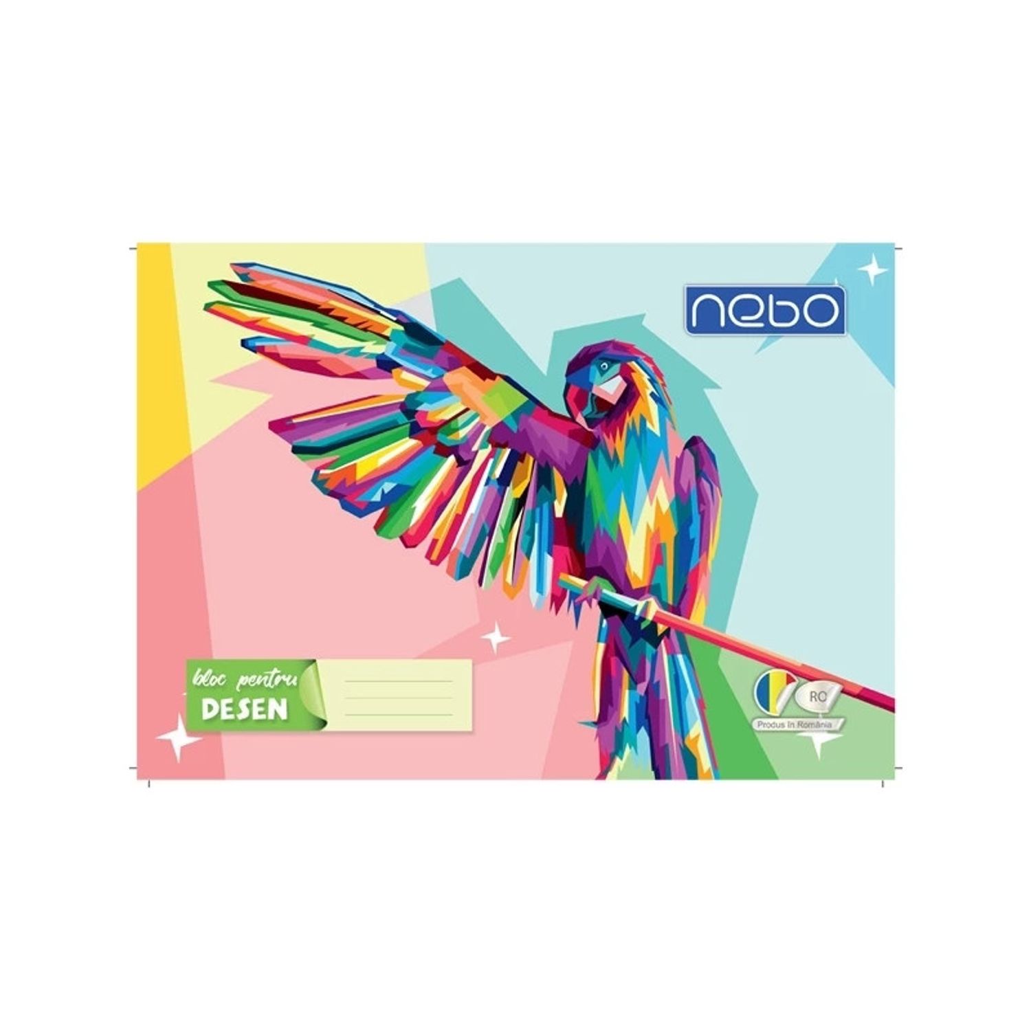 Bloc desen A4 16 file 120 g/mp - NEBO fotografia produsului View 2 L