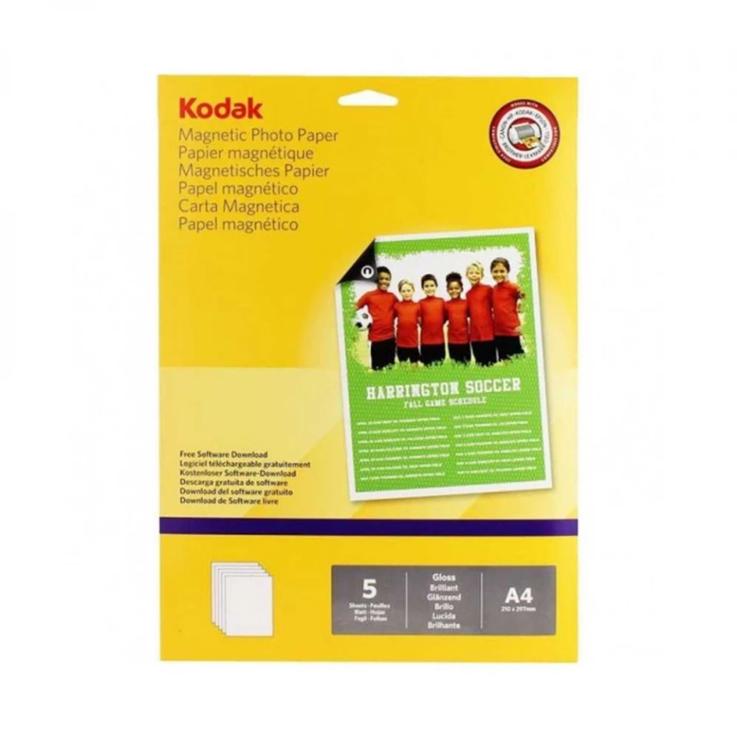 Hartie foto Kodak glossy magnetica 690g A4 fotografia produsului