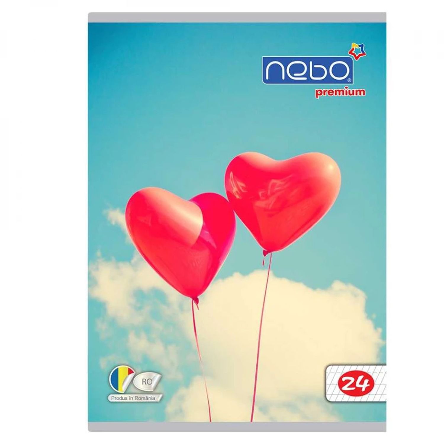 Caiet A5 Tip I, 24 file, NEBO Premium, 80g fotografia produsului View 10 L