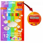 Creioane color Hexagonale Jumbo Set 12 - NEBO fotografia produsului View 4 S