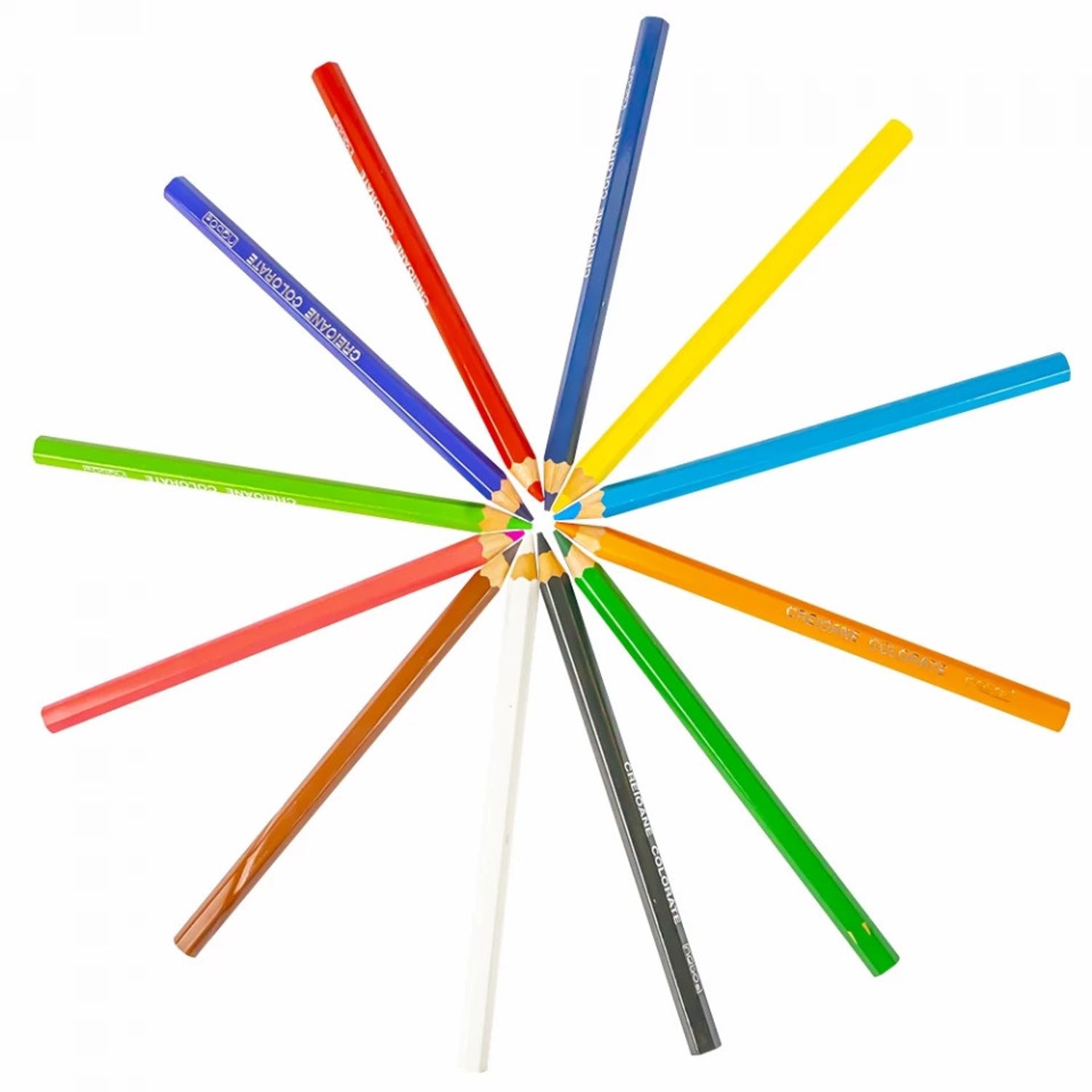 Creioane color Hexagonale Jumbo Set 12 - NEBO fotografia produsului View 3 L
