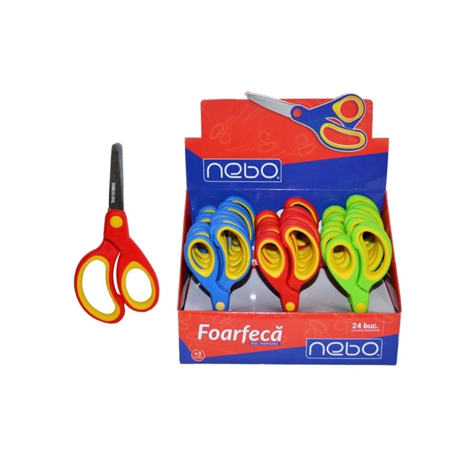Foarfeca 130 mm, maner ergonomic - NEBO fotografia produsului