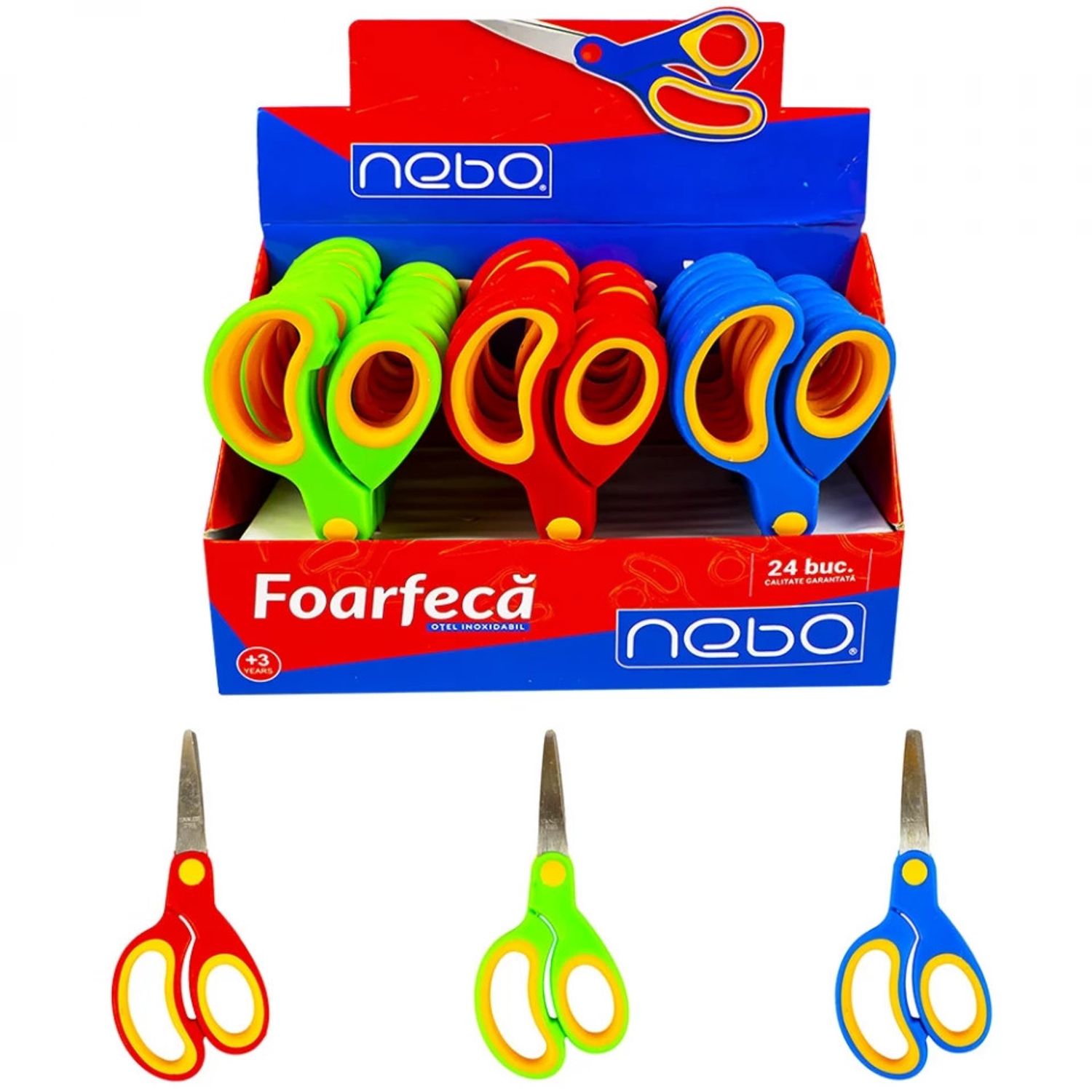 Foarfeca 130 mm, maner ergonomic - NEBO fotografia produsului View 2 L