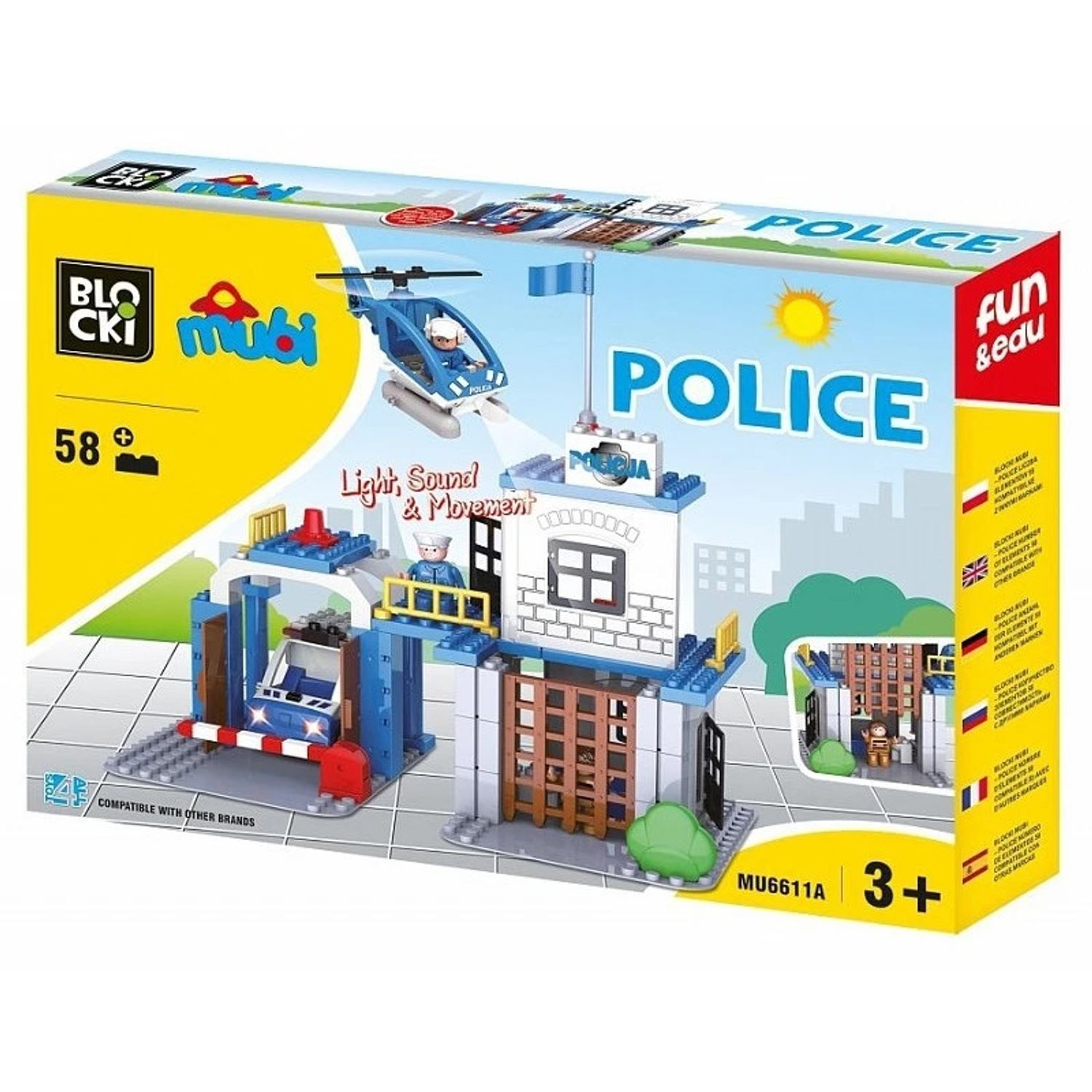 Blocki mubi, Statie politie, 58 piese fotografia produsului