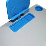 Birou + scaunel, reglabile/albastru/PAL+metal+plastic fotografia produsului View 4 S