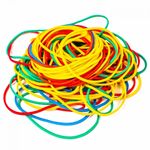 Elastice cauciuc, color, 50 mm, 100 g - NEBO fotografia produsului
