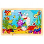 Puzzle lemn, 24 piese, Lumea subacvatica 1 fotografia produsului
