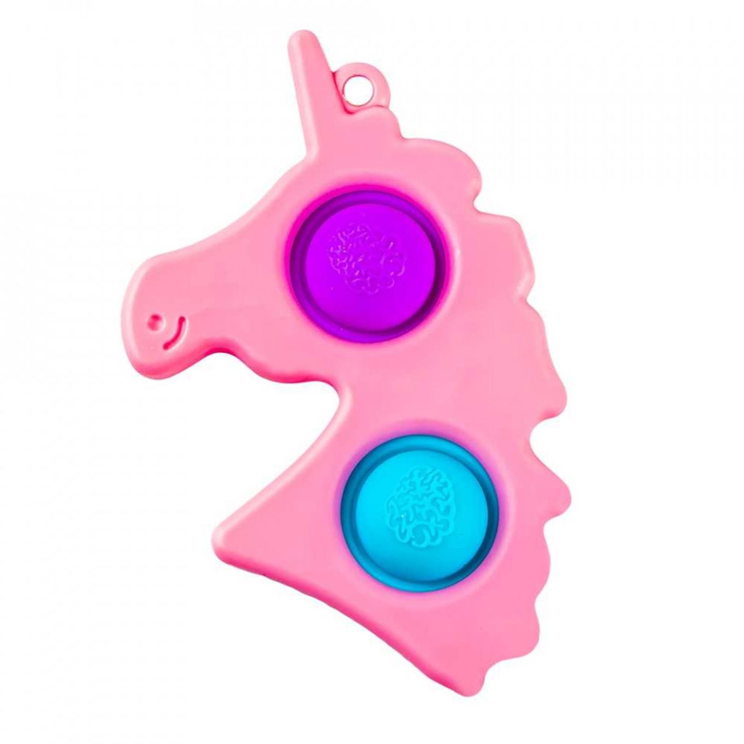 Breloc antistres, Unicorn, 7x7x1 cm fotografia produsului View 4 L
