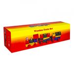Trenulet din lemn, cu forme geometrice, BX-119 fotografia produsului