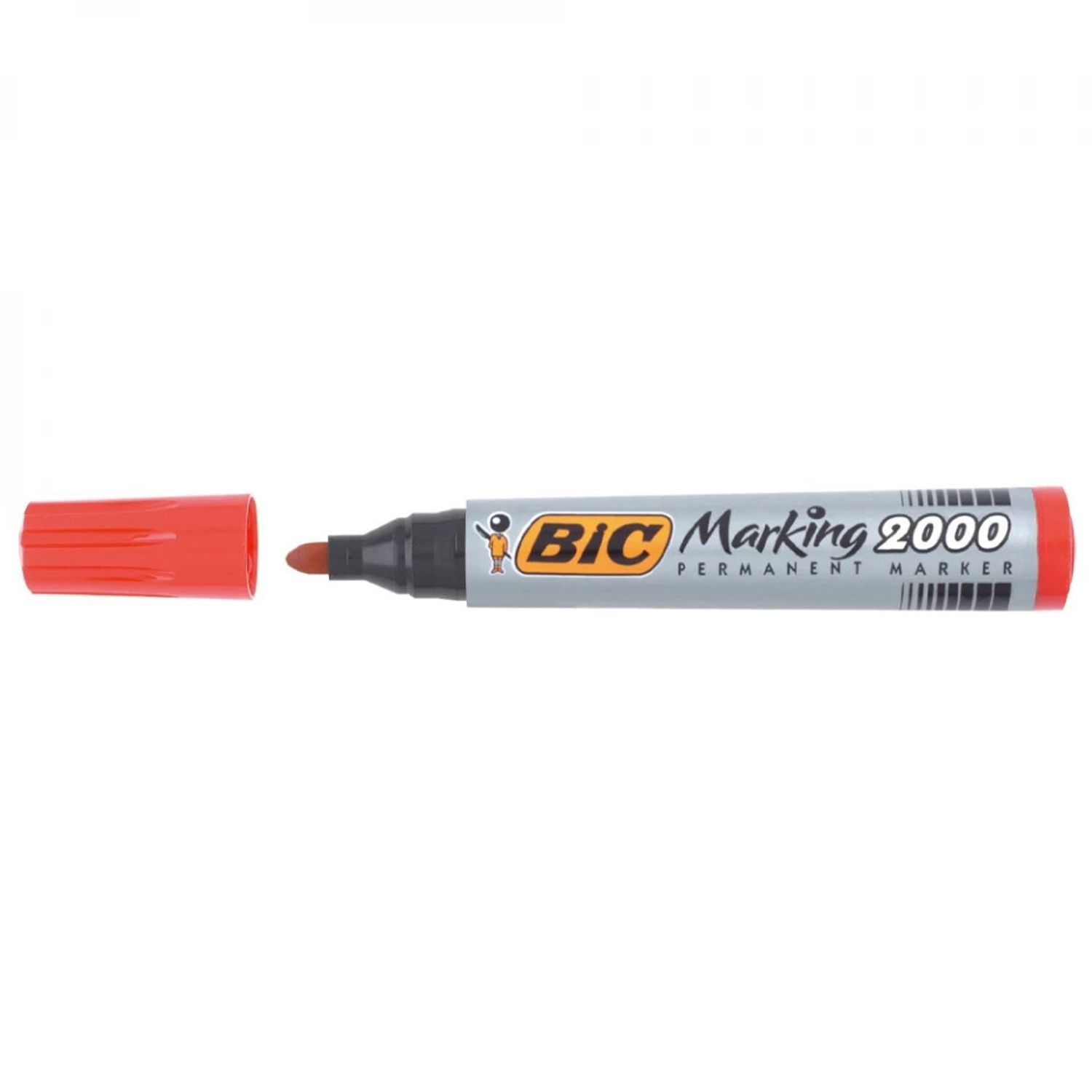 Marker permanent 2000 rosu 12/cutie - BIC fotografia produsului View 3 L