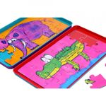 Joc magnetic - Puzzle cu Animale fotografia produsului View 2 S