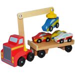 Transportor auto din lemn, magnetic fotografia produsului