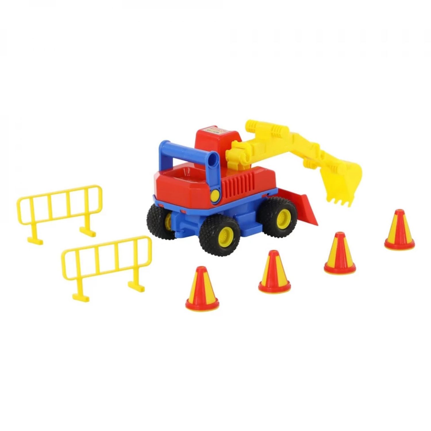 Excavator cu accesorii - ConsTruck, 29x16x16 cm, Wader fotografia produsului View 4 L