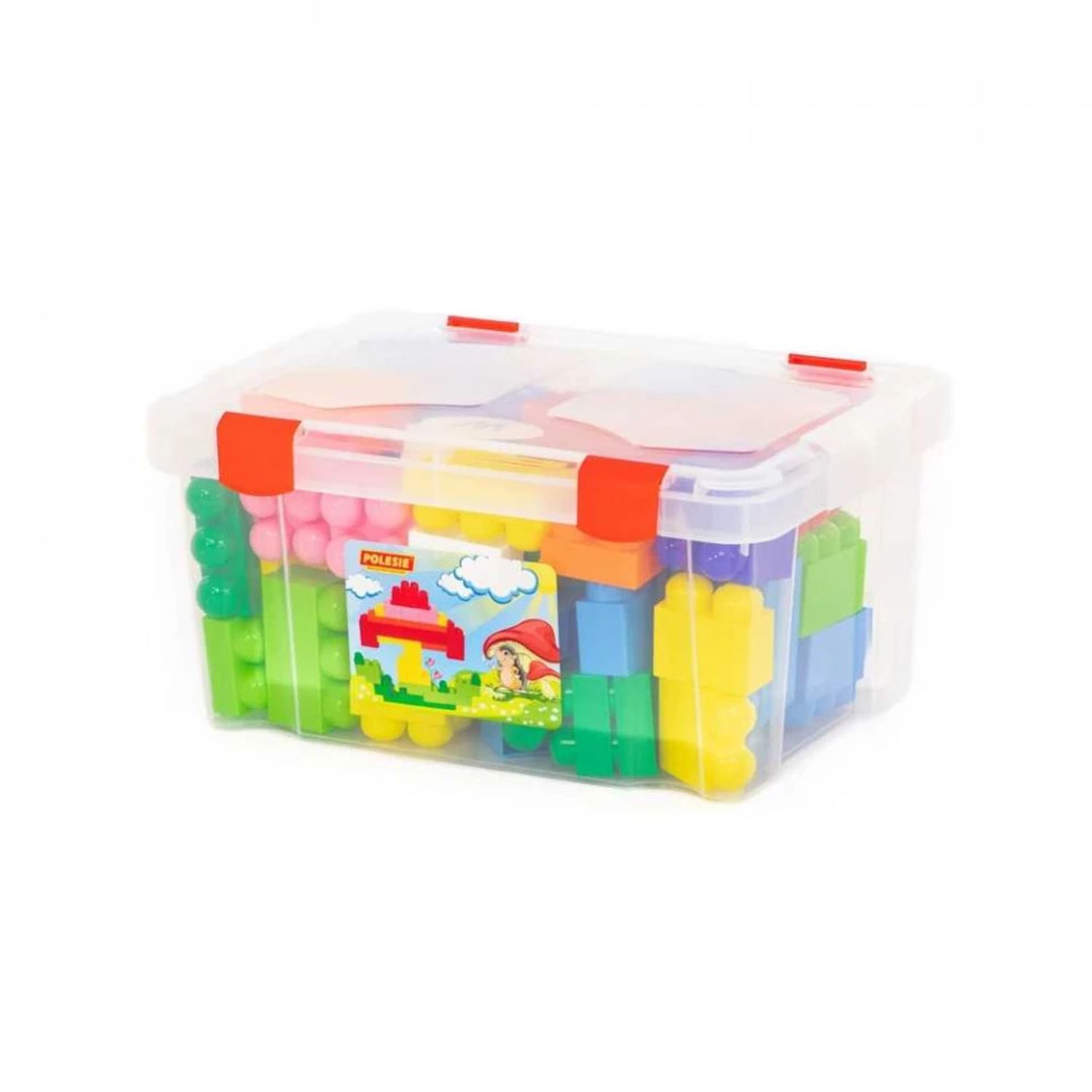 Cuburi constructii Jumbo, 74 piese/cutie, Polesie fotografia produsului