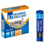 Mine creion mecanic 0,7mm, HB, 24 buc/set - S-COOL fotografia produsului