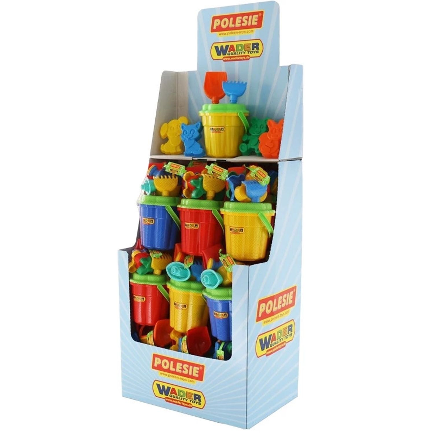 Galetuse nisip + accesorii, 18 buc/display, Polesie fotografia produsului