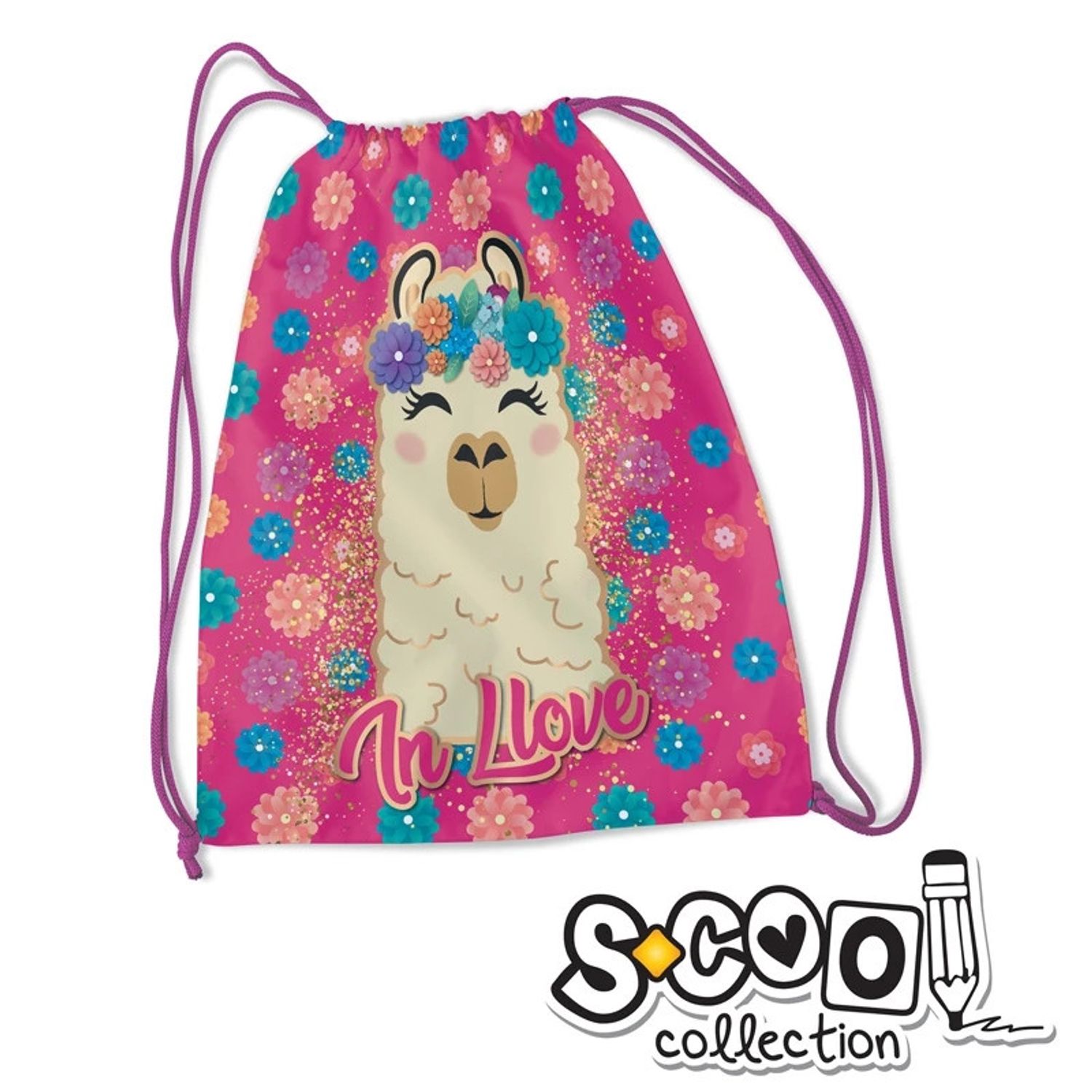 Sac sport LLAMA, 46x35,5cm - S-COOL fotografia produsului