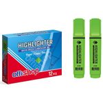 Textmarker fluorescent verde, 1-5 mm, 12 buc/set - OFFISHOP fotografia produsului