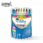 Compas, 24 buc/cutie PVC - S-COOL fotografia produsului