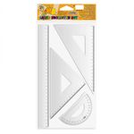Trusa geometrie, 4 piese/set, liniar 30 cm - S-COOL fotografia produsului View 3 S